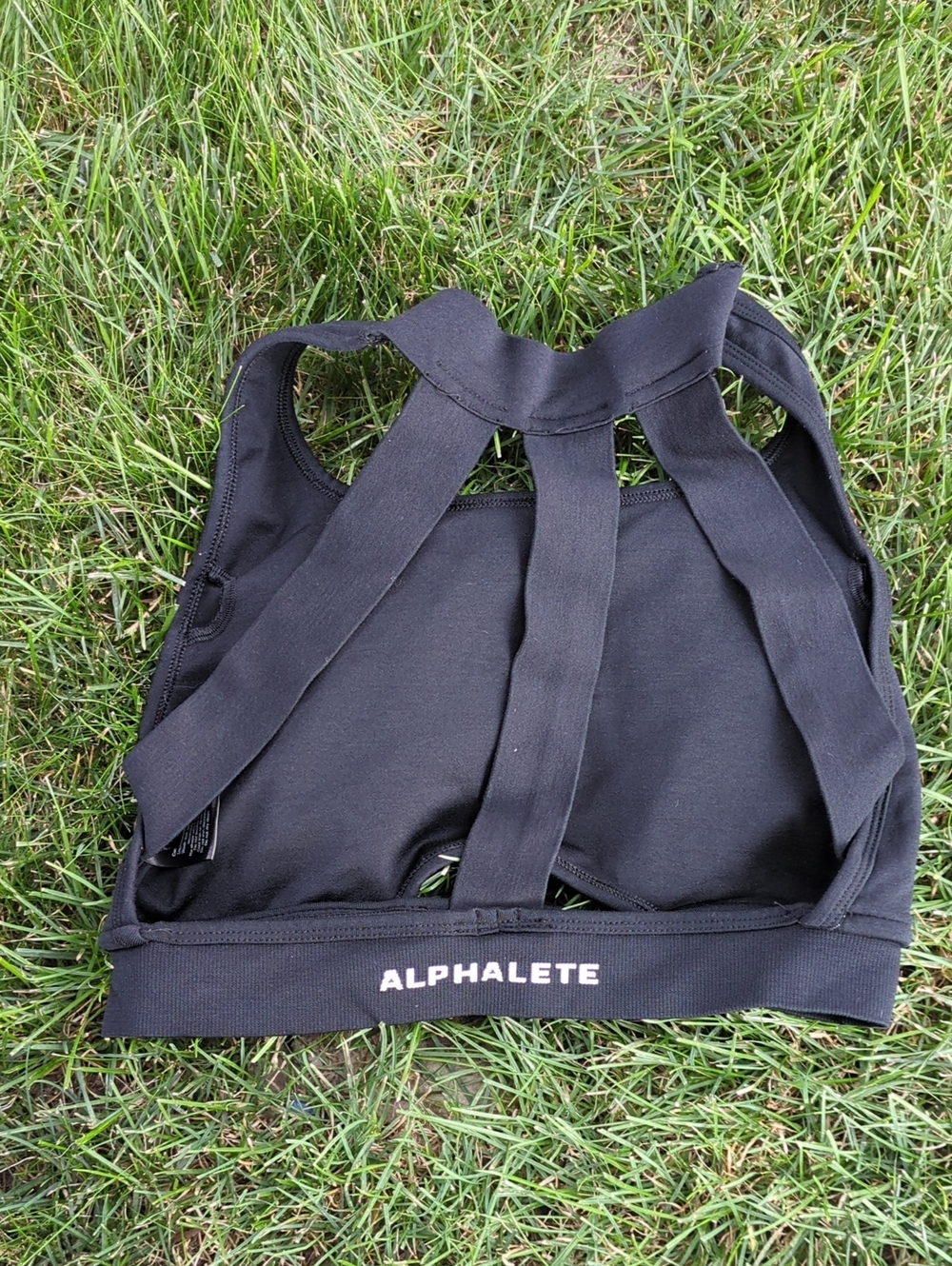 S Alphalete Open Back Bra